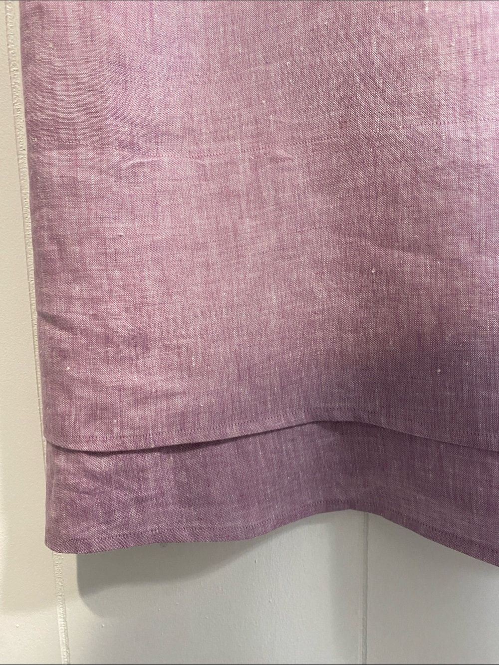 Eileen Fisher Irish Linen Purple Midi Tank Dress XL Coastal Minimalist Lagenlook - Picture 4 of 9